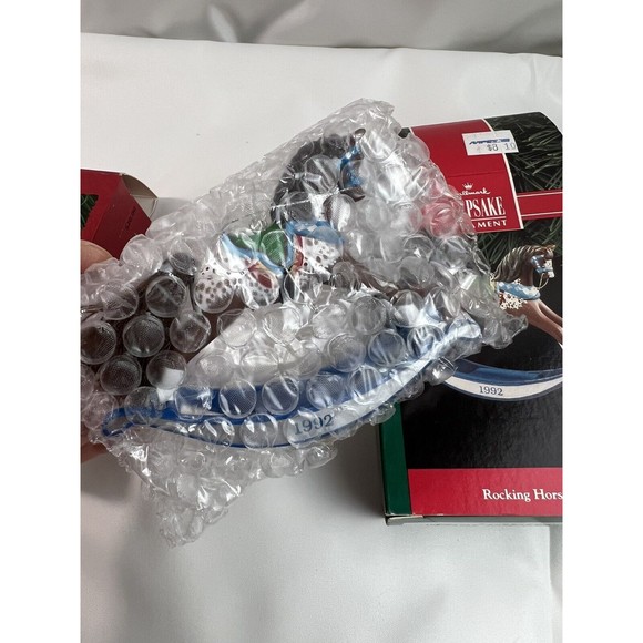VTG Lot of 6 Rocking Horse Hallmark Keepsake‎ Ornament boxed 1987/89/90/91/92/95 - Picture 6 of 7